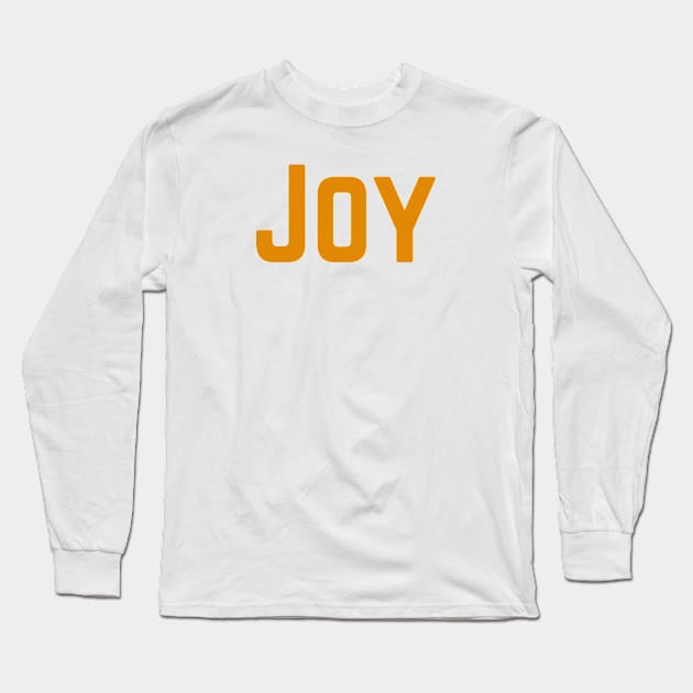 Christmas Joy season gifts Long Sleeve T-Shirt by Mia